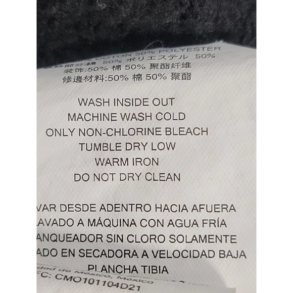 Michael Kors Sweater Men Large Black Full Zip Casual Classic Normcore Dadcore - Picture 9 of 11